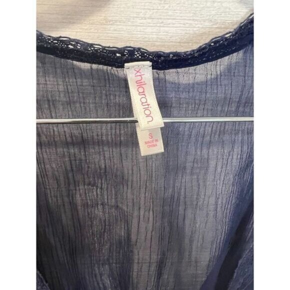 xhilaration Women's Bikini Cover Up Sheer Mini Beach Dress‎ - Picture 5 of 6